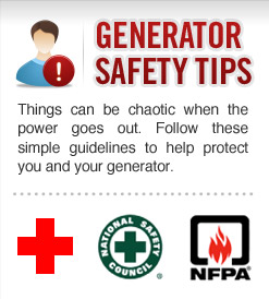 port arthur senior safety generator tips from Entergy Texas