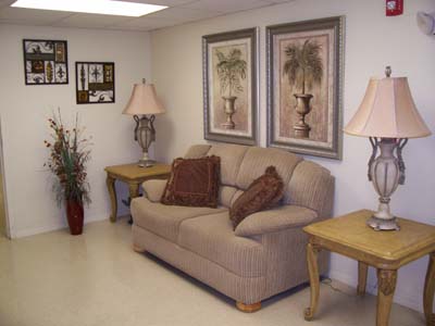 Optimist Village Orange Tx senior housing couch