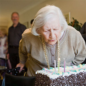 Birthday Party for Mid County senior citizens, senior fun Mid county