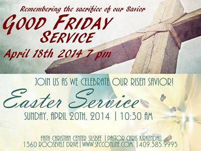 Easter Service Faith Christian Center Silsbee 2014