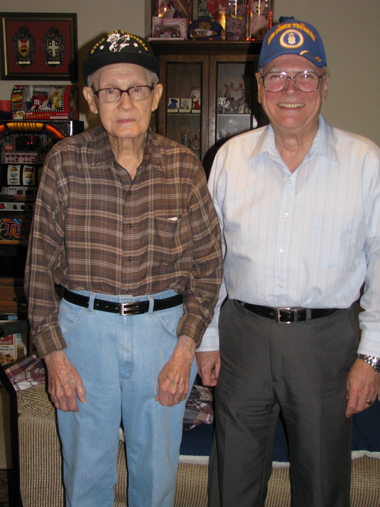 Lester Trauth Sr. & Jr. - World War II Veteran Lumberton Tx - Vietnam Era Veteran Lumberton Tx