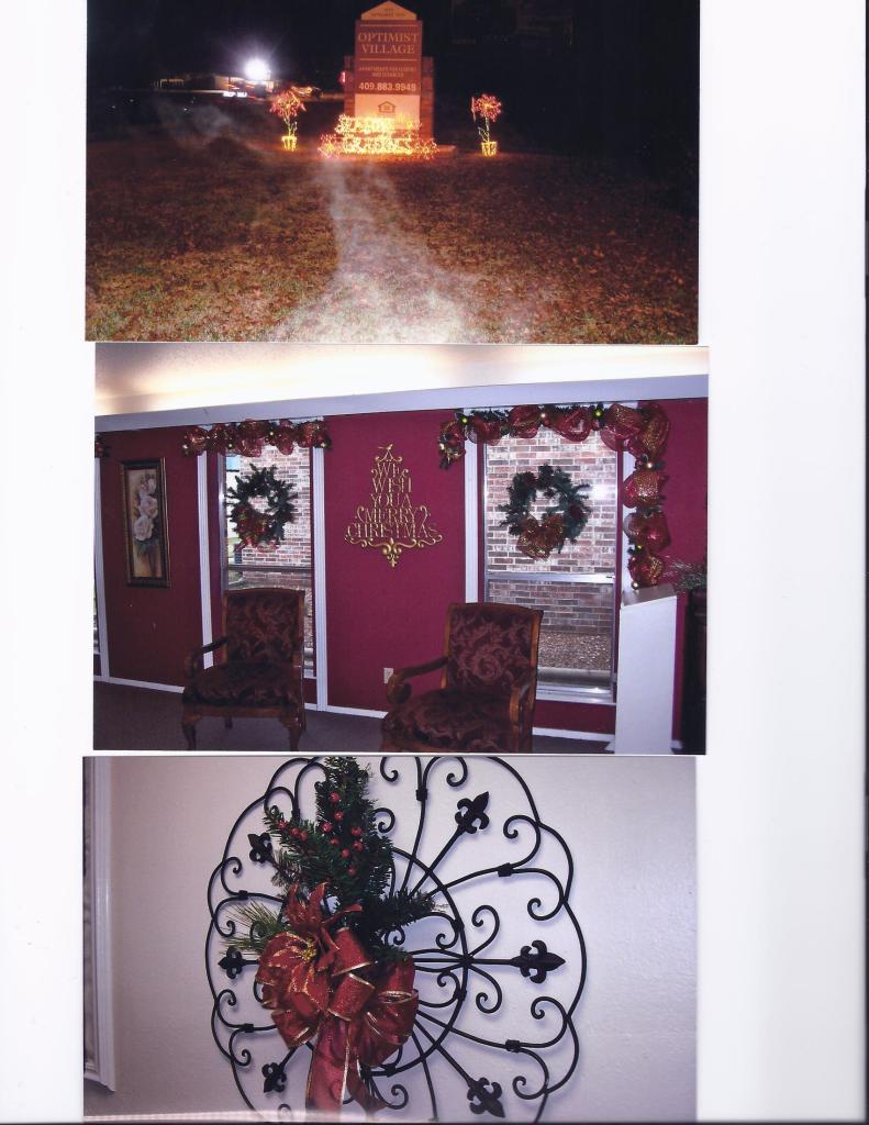 Optimist Village aa Christmas event for Orange Tx senior citizens