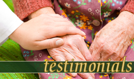 hospice testimonials Port Arthur