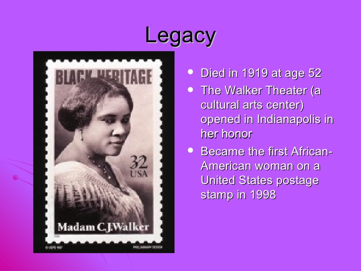 Madam CJ Walker Black Inspiration